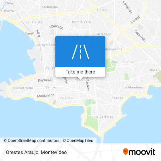Orestes Araujo map