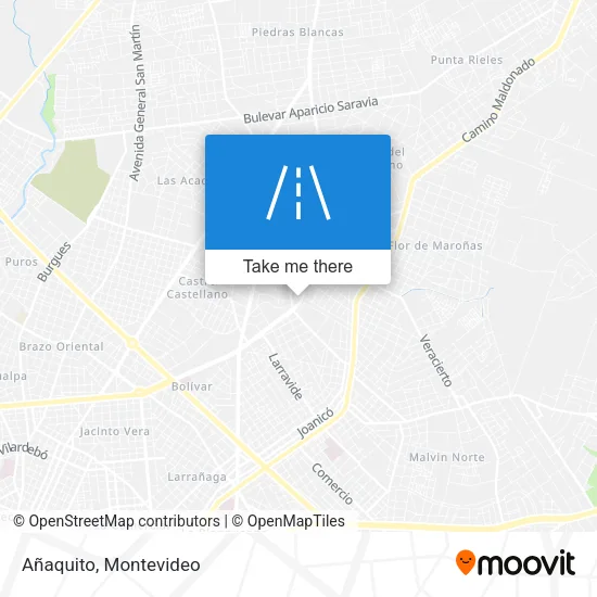 Añaquito map