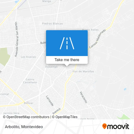 Arbolito map