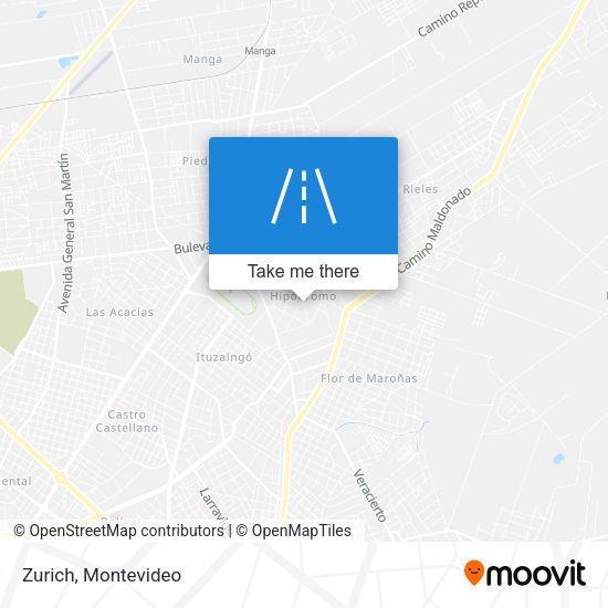 Mapa de Zurich