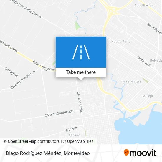 Diego Rodríguez Méndez map