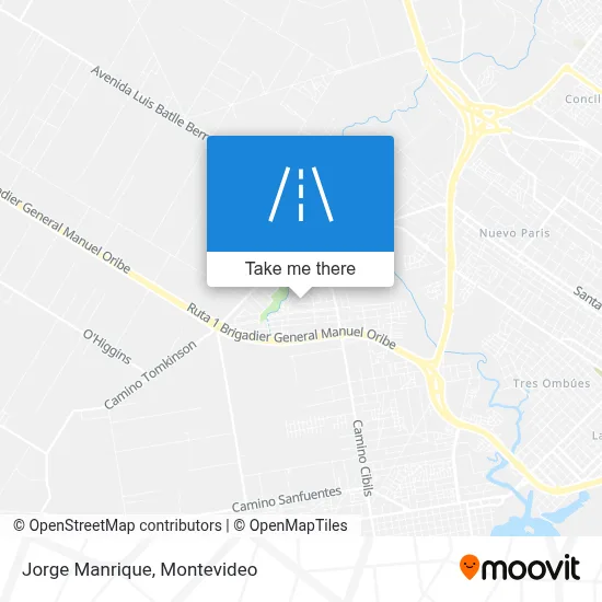Jorge Manrique map