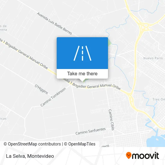 La Selva map