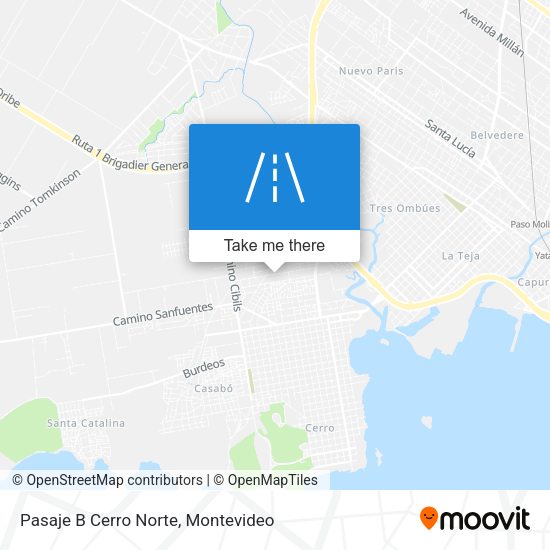 Pasaje B Cerro Norte map
