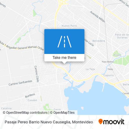 Pasaje Pereo Barrio Nuevo Causeglia map