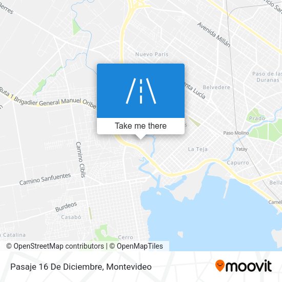 Mapa de Pasaje 16 De Diciembre