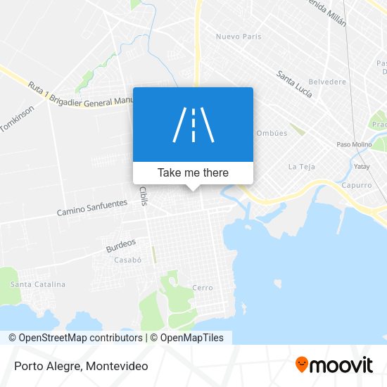 Mapa de Porto Alegre