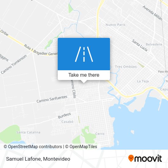 Samuel Lafone map