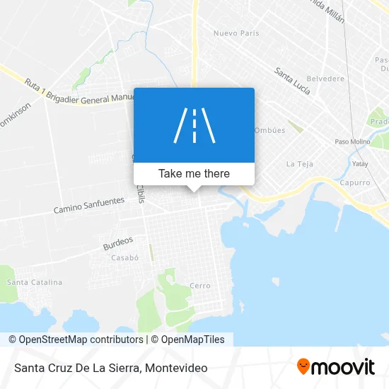 Santa Cruz De La Sierra map