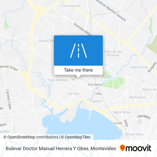 Bulevar Doctor Manuel Herrera Y Obes map