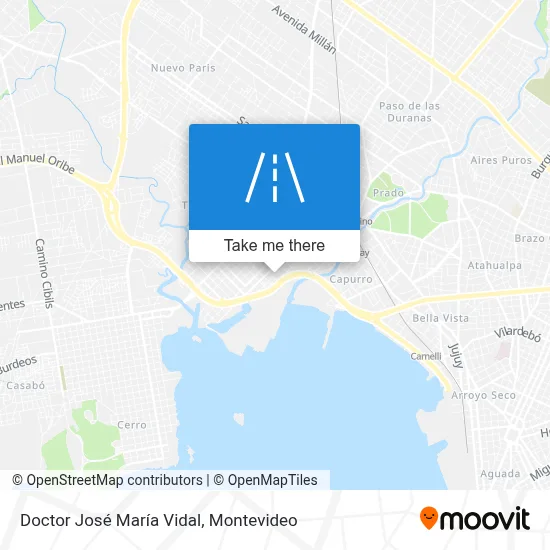 Doctor José María Vidal map