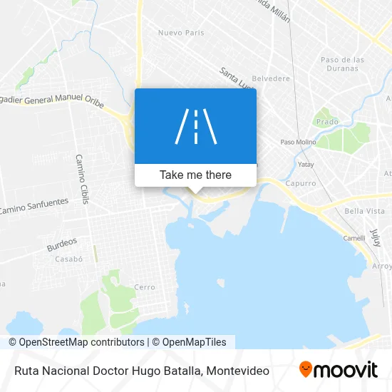 Ruta Nacional Doctor Hugo Batalla map