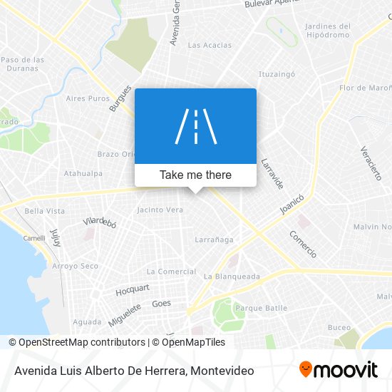 Mapa de Avenida Luis Alberto De Herrera