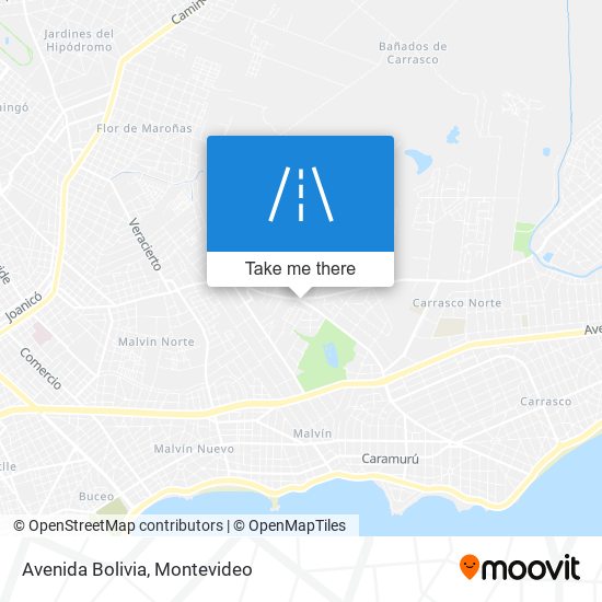 Avenida Bolivia map