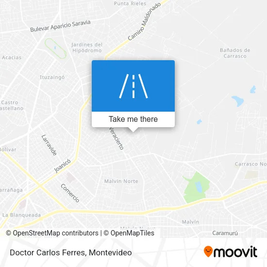 Doctor Carlos Ferres map