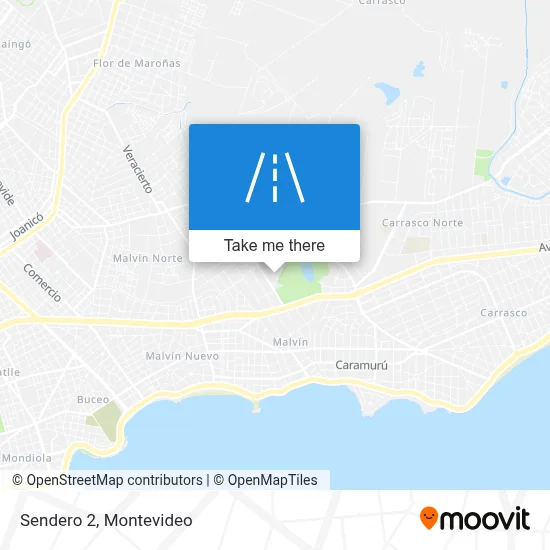 Sendero 2 map