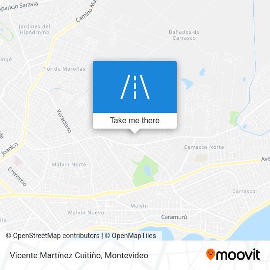 Mapa de Vicente Martínez Cuitiño