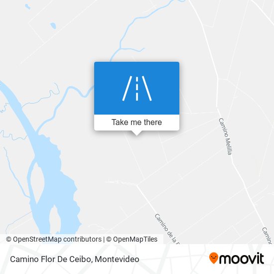 Camino Flor De Ceibo map