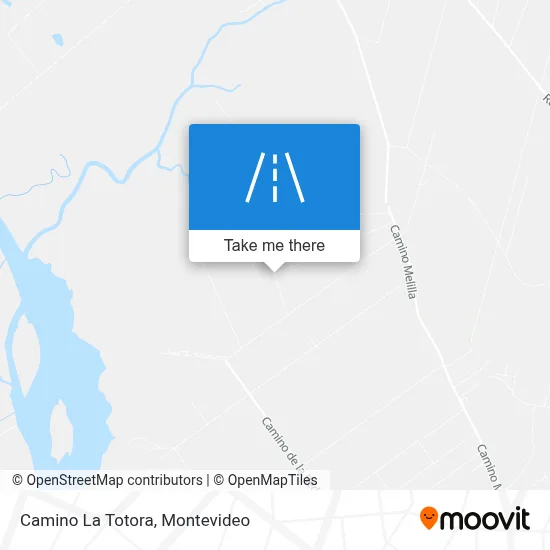 Mapa de Camino La Totora
