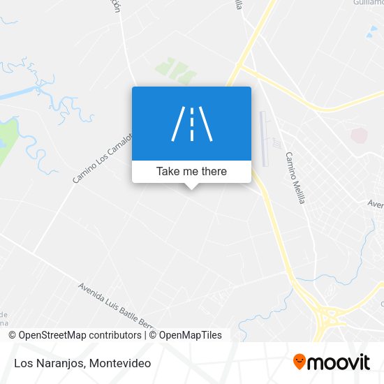 Los Naranjos map