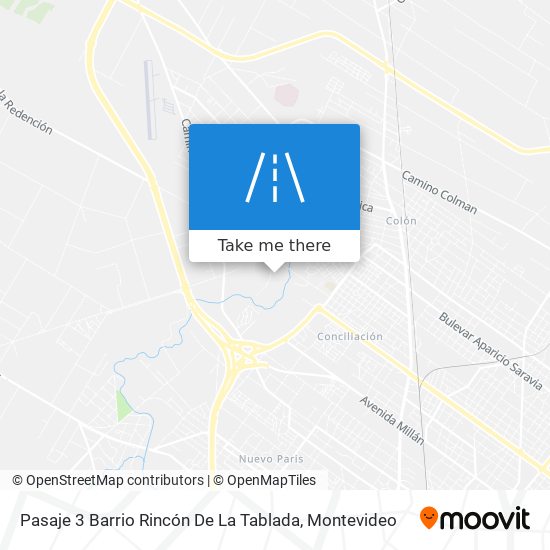 Mapa de Pasaje 3 Barrio Rincón De La Tablada
