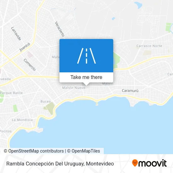 Rambla Concepción Del Uruguay map