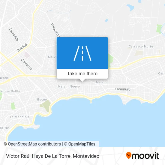 Víctor Raúl Haya De La Torre map