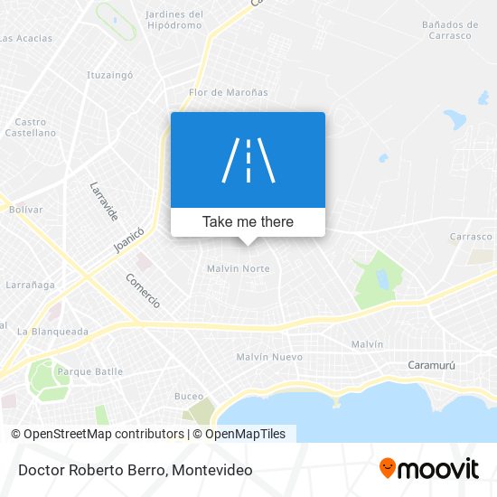 Doctor Roberto Berro map