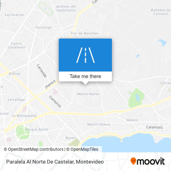 Paralela Al Norte De Castelar map