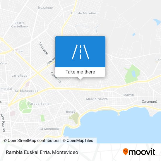 Rambla Euskal Erría map