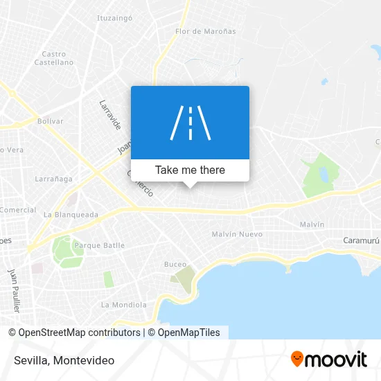 Sevilla map