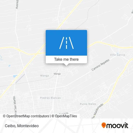 Ceibo map
