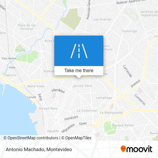 Mapa de Antonio Machado