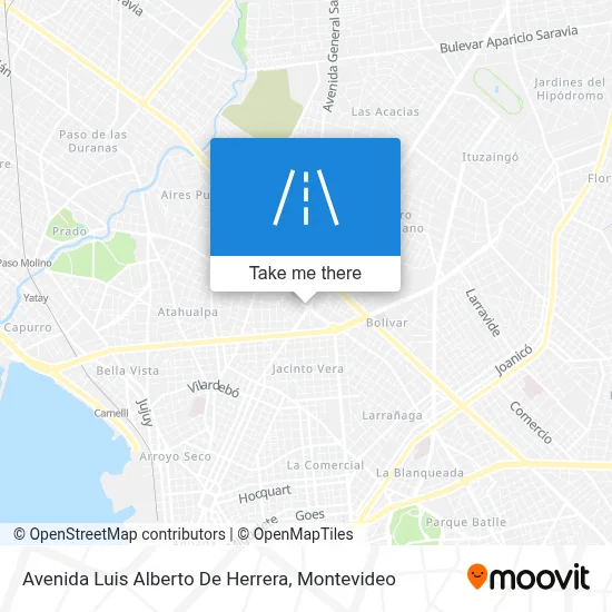 Avenida Luis Alberto De Herrera map