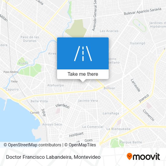 Doctor Francisco Labandeira map