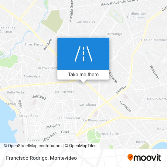 Francisco Rodrigo map