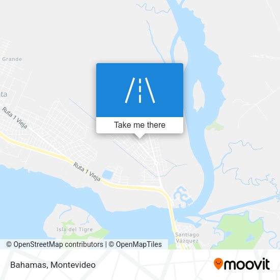 Mapa de Bahamas