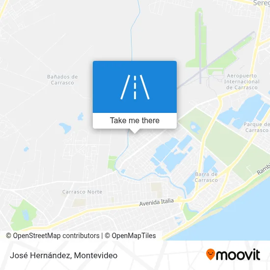 José Hernández map