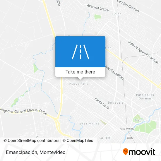 Emancipación map