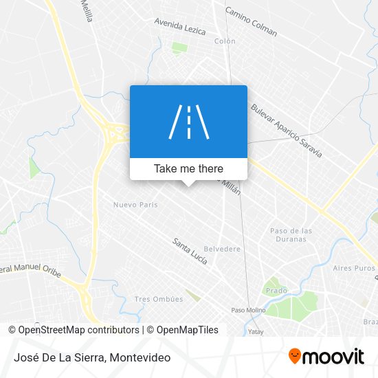 Mapa de José De La Sierra