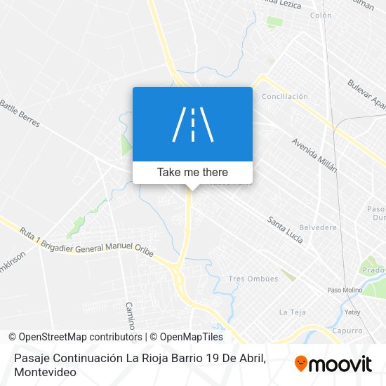 Pasaje Continuación La Rioja Barrio 19 De Abril map