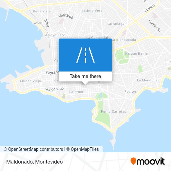 Maldonado map