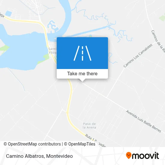 Camino Albatros map