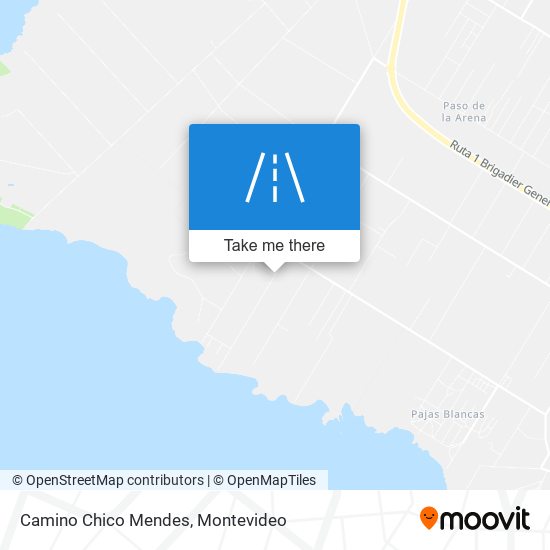 Camino Chico Mendes map