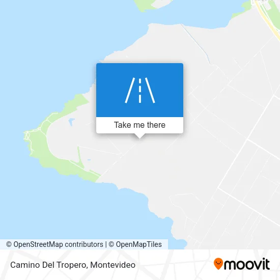 Camino Del Tropero map