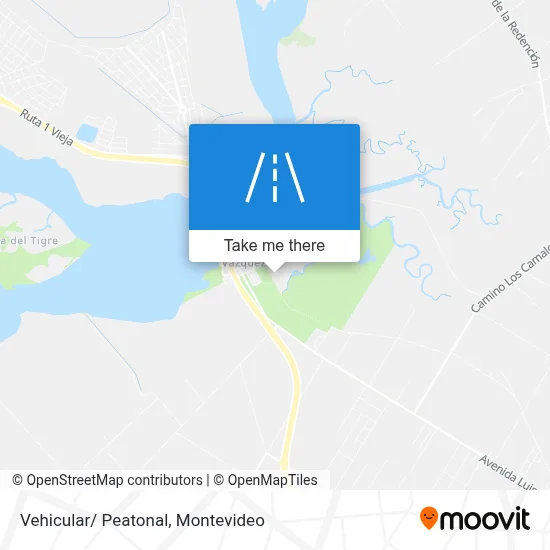 Vehicular/ Peatonal map