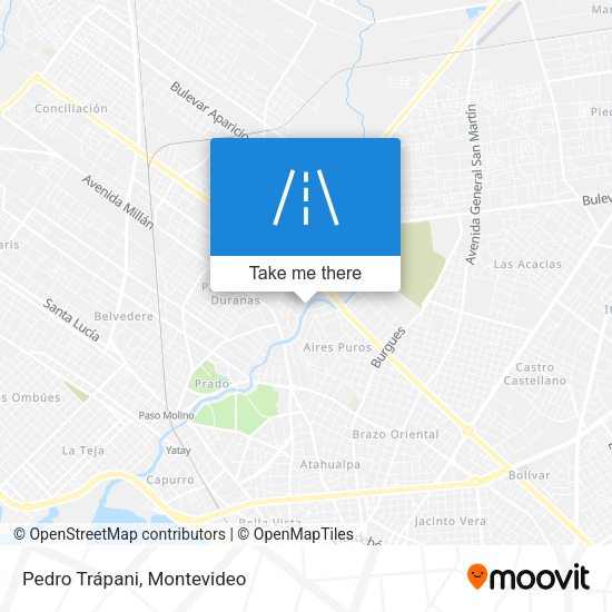 Pedro Trápani map
