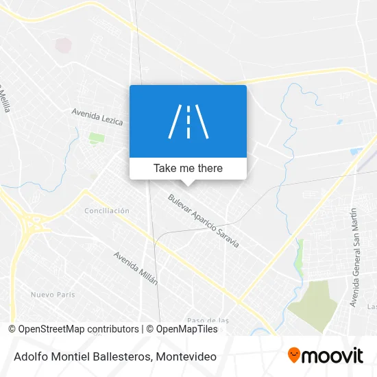 Adolfo Montiel Ballesteros map