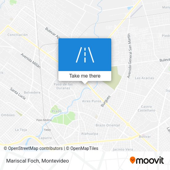 Mapa de Mariscal Foch