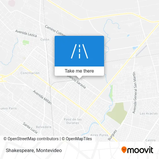 Shakespeare map